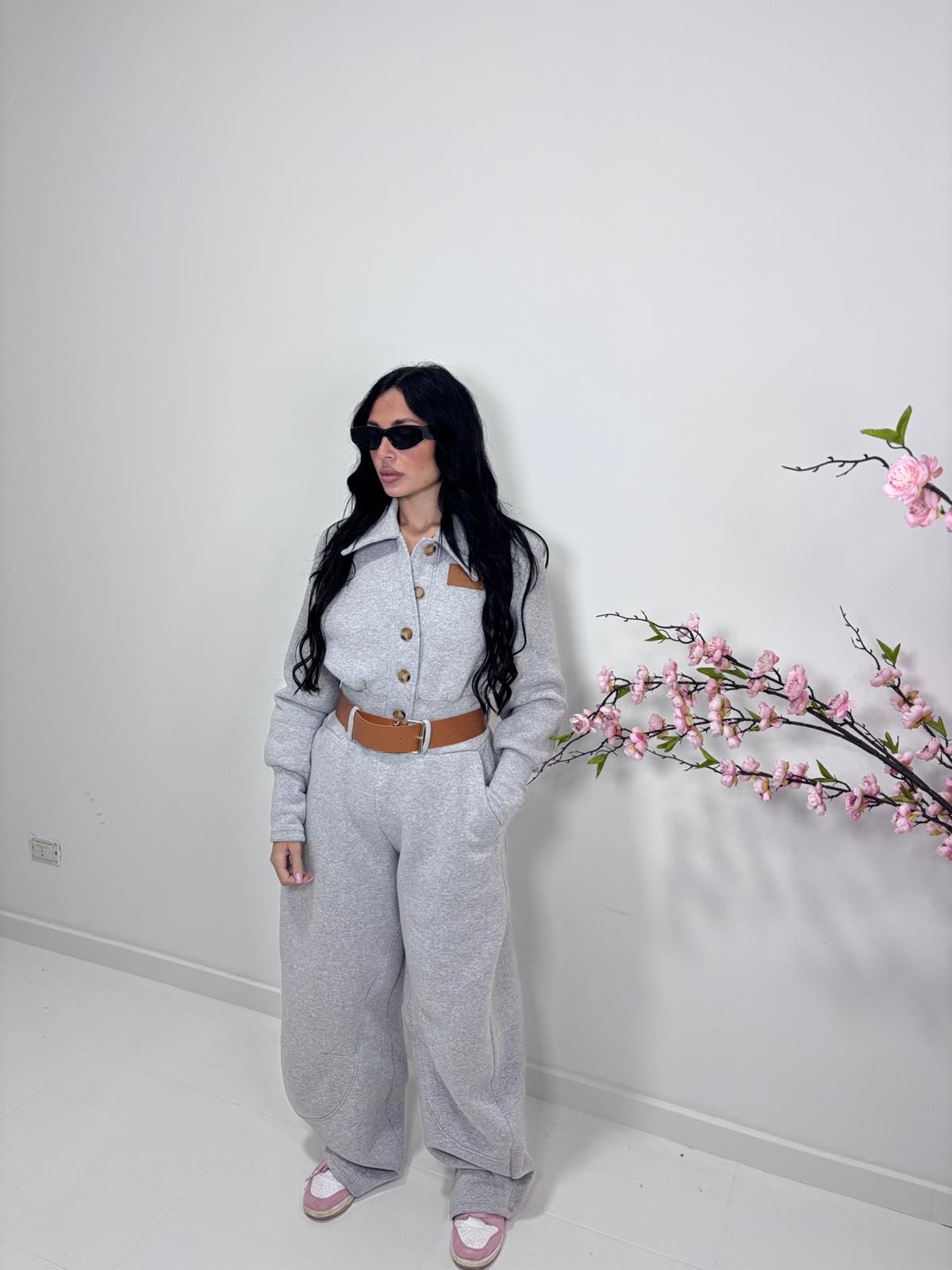 Coordinato grigio (taglia unica)