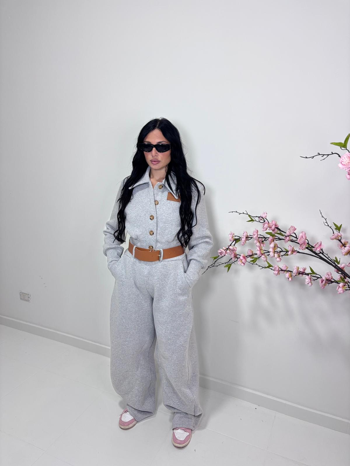 Coordinato grigio (taglia unica)