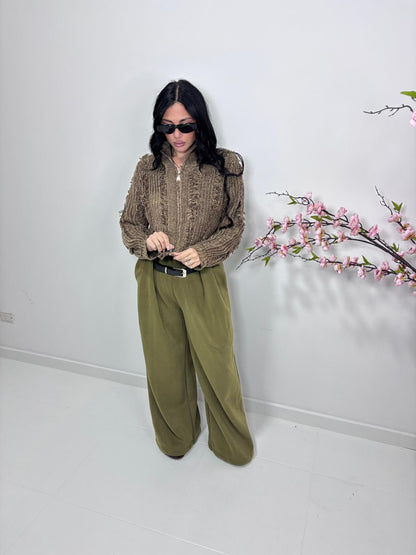 Pantalone verde oliva