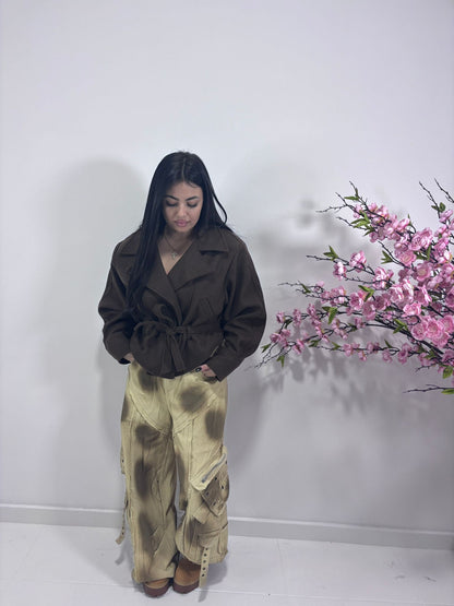 Jeans Oversize Balloon Denim Slavato Effetto Vintage